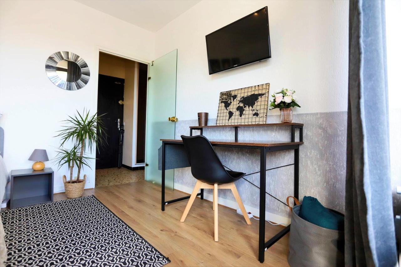 Appartement Secteur Gare Avec Balcon Et Vue Panoramique Chambéry Exterior foto