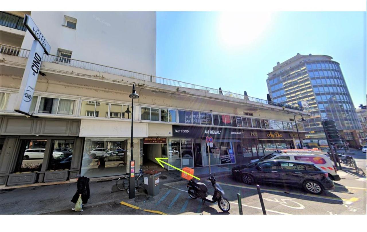 Appartement Secteur Gare Avec Balcon Et Vue Panoramique Chambéry Exterior foto